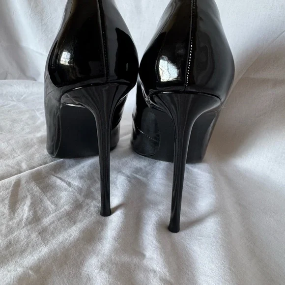 NWT Steve Madden Black Heels Pointed Toe Stiletto - Picture 5 of 9
